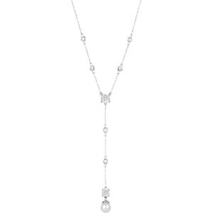 Brosway Úchvatný strieborný náhrdelník so zirkónmi a perlami Infinite White Fancy FIW170 Brosway Úchvatný strieborný náhrdelník so zirkónmi a perlami Infinite White Fancy FIW170