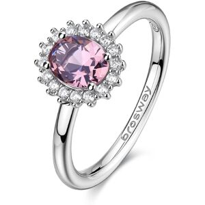 Brosway Elegantný strieborný prsteň Fancy Tender Pink FTP18 52 mm Brosway Elegantný strieborný prsteň Fancy Tender Pink FTP18 52 mm