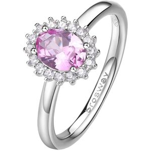 Brosway Elegantný strieborný prsteň Fancy Vibrant Pink FVP73 50 mm Brosway Elegantný strieborný prsteň Fancy Vibrant Pink FVP73 50 mm