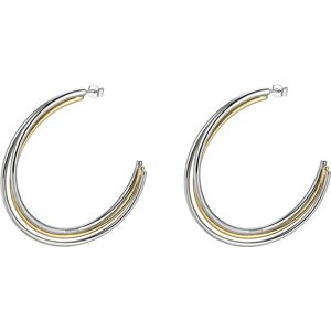 Brosway Elegantné kruhové bicolor náušnice z ocele Aura BAU32 Brosway Elegantné kruhové bicolor náušnice z ocele Aura BAU32