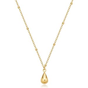 Brosway Nadčasový pozlátený náhrdelník Tear Drop Perfect BPC10 Brosway Nadčasový pozlátený náhrdelník Tear Drop Perfect BPC10