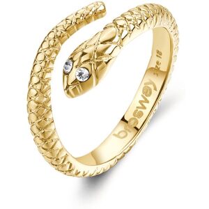 Brosway Originálny pozlátený prsteň Had Chakra BHKR006 54 mm Brosway Originálny pozlátený prsteň Had Chakra BHKR006 54 mm