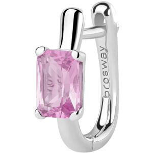 Brosway Strieborná single náušnice Fancy Vibrant Pink FVP07 Brosway Strieborná single náušnice Fancy Vibrant Pink FVP07
