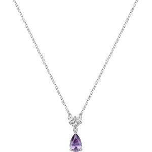 Brosway Pôvabný náhrdelník zo striebra Magic Purple Fancy FMP111 Brosway Pôvabný náhrdelník zo striebra Magic Purple Fancy FMP111
