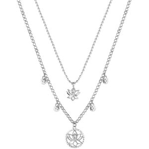 Brosway Oceľový náhrdelník Lotosový kvet Chakra BHKN064 Brosway Oceľový náhrdelník Lotosový kvet Chakra BHKN064