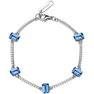 Brosway Strieborný náramok s kubickými zirkónmi Fancy Freedom Blue FFB04 Brosway Strieborný náramok s kubickými zirkónmi Fancy Freedom Blue FFB04