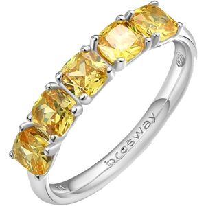 Brosway Slušivý strieborný prsteň Fancy Energy Yellow FEY14 52 mm Brosway Slušivý strieborný prsteň Fancy Energy Yellow FEY14 52 mm