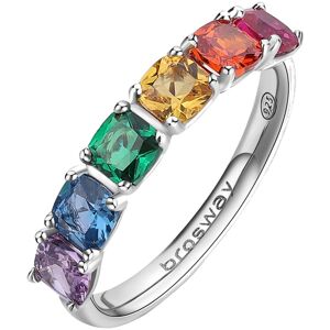 Brosway Slušivý strieborný prsteň Fancy Joyful Rainbow FJR07 52 mm Brosway Slušivý strieborný prsteň Fancy Joyful Rainbow FJR07 52 mm