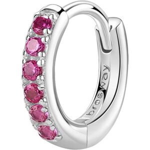 Brosway Strieborná kruhová single náušnice Fancy Passion Ruby FPR84 Brosway Strieborná kruhová single náušnice Fancy Passion Ruby FPR84