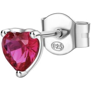 Brosway Strieborná single náušnice Srdiečko Fancy Passion Ruby FPR91 Brosway Strieborná single náušnice Srdiečko Fancy Passion Ruby FPR91