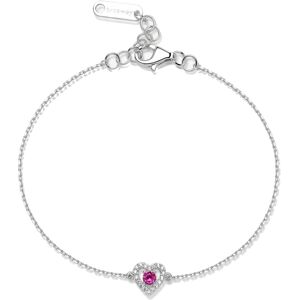 Brosway Strieborný náramok Srdiečko so zirkónmi Passion Ruby Fancy FPR129 Brosway Strieborný náramok Srdiečko so zirkónmi Passion Ruby Fancy FPR129
