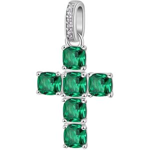 Brosway Strieborný prívesok Krížik so zirkónmi Fancy Life Green FLG115 Brosway Strieborný prívesok Krížik so zirkónmi Fancy Life Green FLG115