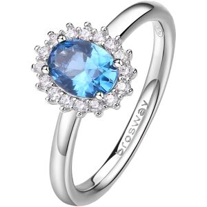 Brosway Elegantný strieborný prsteň Fancy Freedom Blue FFB70 52 mm Brosway Elegantný strieborný prsteň Fancy Freedom Blue FFB70 52 mm