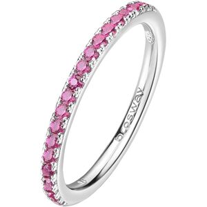 Brosway Trblietavý strieborný prsteň Fancy Passion Ruby FPR69 52 mm Brosway Trblietavý strieborný prsteň Fancy Passion Ruby FPR69 52 mm