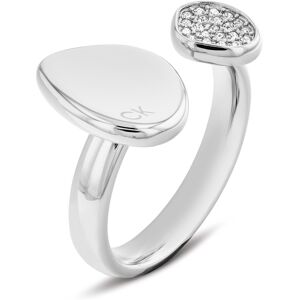 Calvin Klein Elegantný oceľový prsteň s kryštálmi Fascinate 35000319 56 mm Calvin Klein Elegantný oceľový prsteň s kryštálmi Fascinate 35000319 56 mm