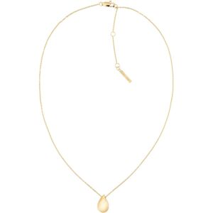 Calvin Klein Pozlátený náhrdelník z ocele Tear Drop Sculptured Drops 35000084 Calvin Klein Pozlátený náhrdelník z ocele Tear Drop Sculptured Drops 35000084