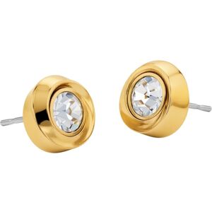 Calvin Klein Luxusné pozlátené náušnice s kryštálmi Twisted Bezel Solitaire 35000772 Calvin Klein Luxusné pozlátené náušnice s kryštálmi Twisted Bezel Solitaire 35000772