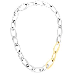 Calvin Klein Masívny bicolor náhrdelník z ocele Harmonious Connection 35000802 Calvin Klein Masívny bicolor náhrdelník z ocele Harmonious Connection 35000802