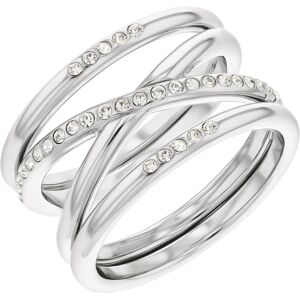 Calvin Klein Moderný oceľový prsteň s kryštálmi Minimal Linear 35000203 52 mm Calvin Klein Moderný oceľový prsteň s kryštálmi Minimal Linear 35000203 52 mm