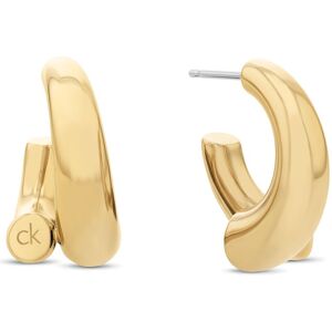 Calvin Klein Moderné kruhové náušnice z ocele Spiral 35000765 Calvin Klein Moderné kruhové náušnice z ocele Spiral 35000765