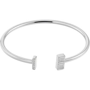 Calvin Klein Módny oceľový pevný náramok s kryštálmi 35000367 Calvin Klein Módny oceľový pevný náramok s kryštálmi 35000367