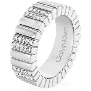 Calvin Klein Módny oceľový prsteň s kryštálmi Minimalistic Metal 35000440 54 mm Calvin Klein Módny oceľový prsteň s kryštálmi Minimalistic Metal 35000440 54 mm