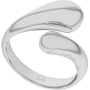 Calvin Klein Nadčasový oceľový prsteň Sculptured Drops 35000192 54 mm Calvin Klein Nadčasový oceľový prsteň Sculptured Drops 35000192 54 mm
