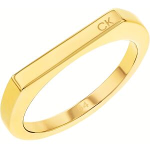 Calvin Klein Nadčasový pozlátený prsteň Faceted 35000188 56 mm Calvin Klein Nadčasový pozlátený prsteň Faceted 35000188 56 mm