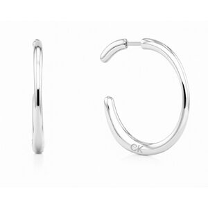 Calvin Klein Obojstranné kruhové náušnice z ocele Elongated Drops 35000452 Calvin Klein Obojstranné kruhové náušnice z ocele Elongated Drops 35000452