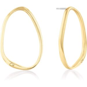 Calvin Klein Originálne pozlátené náušnice Elongated Drops 35000451 Calvin Klein Originálne pozlátené náušnice Elongated Drops 35000451