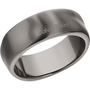 Calvin Klein Pánsky šedý prsteň z ocele Metallic Waves 35100036 60 mm Calvin Klein Pánsky šedý prsteň z ocele Metallic Waves 35100036 60 mm