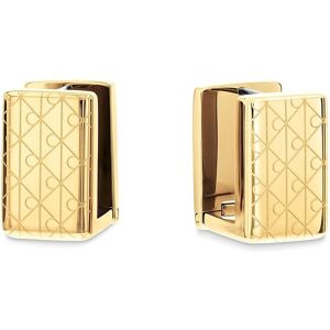 Calvin Klein Pozlátené obdĺžnikové náušnice Iconic 35000890 Calvin Klein Pozlátené obdĺžnikové náušnice Iconic 35000890