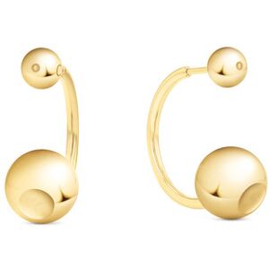 Calvin Klein Pozlátené visiace náušnice Sculptural Bubbles 35000789 Calvin Klein Pozlátené visiace náušnice Sculptural Bubbles 35000789