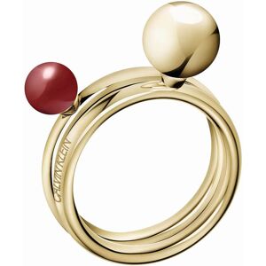 Calvin Klein Pozlátený prsteň Bubbly KJ9RJR14040 52 mm Calvin Klein Pozlátený prsteň Bubbly KJ9RJR14040 52 mm