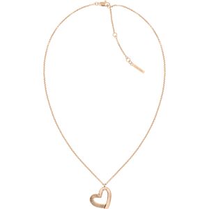 Calvin Klein Slušivý bronzový náhrdelník so srdiečkom Minimalist Hearts 35000386 Calvin Klein Slušivý bronzový náhrdelník so srdiečkom Minimalist Hearts 35000386