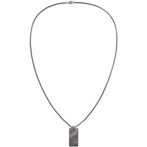 Calvin Klein Štýlový oceľový náhrdelník pre mužov Metallic Waves 35100032 Calvin Klein Štýlový oceľový náhrdelník pre mužov Metallic Waves 35100032