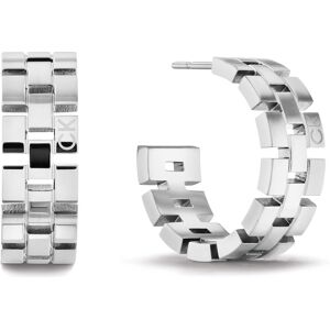 Calvin Klein Výrazné kruhové náušnice z ocele Geometric 35000249 Calvin Klein Výrazné kruhové náušnice z ocele Geometric 35000249