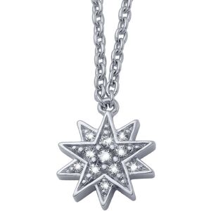 CRYSTalp Trblietavý strieborný náhrdelník Hviezda s kryštálmi Sisy 32134.S CRYSTalp Trblietavý strieborný náhrdelník Hviezda s kryštálmi Sisy 32134.S