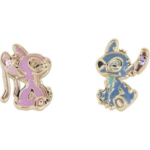 Disney Pozlátené asymetrické náušnice Angel a Stitch EF01504YRML.PH Disney Pozlátené asymetrické náušnice Angel a Stitch EF01504YRML.PH