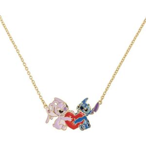 Disney Očarujúce náhrdelník s príveskom Stitch a Angel Lilo & Stitch NF00777YRUL-18.PA Disney Očarujúce náhrdelník s príveskom Stitch a Angel Lilo & Stitch NF00777YRUL-18.PA