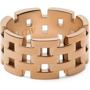 Daniel Wellington Dizajnový bronzový prsteň z ocele 5-Link DW0040097 58 mm Daniel Wellington Dizajnový bronzový prsteň z ocele 5-Link DW0040097 58 mm