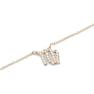 Daniel Wellington Pôvabný pozlátený náhrdelník znamenia Panna Crystal Zodiac DW00400924 Daniel Wellington Pôvabný pozlátený náhrdelník znamenia Panna Crystal Zodiac DW00400924