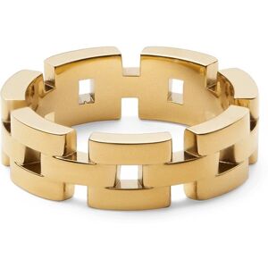 Daniel Wellington Štýlový pozlátený prsteň 3-Link DW0040099 56 mm Daniel Wellington Štýlový pozlátený prsteň 3-Link DW0040099 56 mm