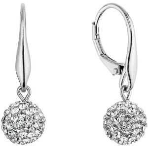 Evolution Group Strieborné náušnice Guličky s kryštálmi Swarovski 31326.1 Evolution Group Strieborné náušnice Guličky s kryštálmi Swarovski 31326.1