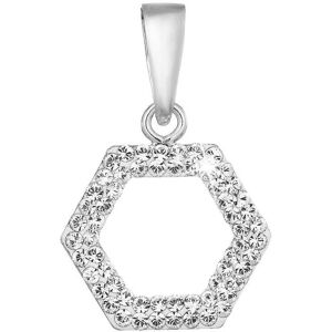 Evolution Group Strieborný prívesok s kryštálmi Swarovski 74073.1 Evolution Group Strieborný prívesok s kryštálmi Swarovski 74073.1