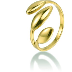 Emily Westwood Moderný pozlátený prsteň z ocele EWR260698G Emily Westwood Moderný pozlátený prsteň z ocele EWR260698G