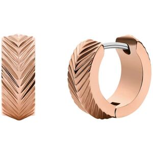 Fossil Elegantné bronzové kruhové náušnice Harlow JF04662791 Fossil Elegantné bronzové kruhové náušnice Harlow JF04662791