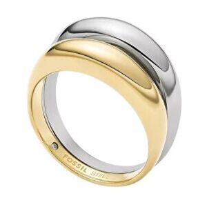 Fossil Elegantný dámsky bicolor prsteň Ellis JF04876998 52 mm Fossil Elegantný dámsky bicolor prsteň Ellis JF04876998 52 mm