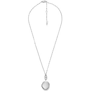 Fossil Elegantný oceľový náhrdelník s medailónikom Heritage Locket JF04427040 Fossil Elegantný oceľový náhrdelník s medailónikom Heritage Locket JF04427040