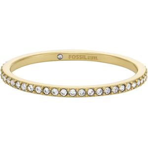 Fossil Trblietavý pozlátený prsteň Ellis Pavé JF04686710 51 mm Fossil Trblietavý pozlátený prsteň Ellis Pavé JF04686710 51 mm